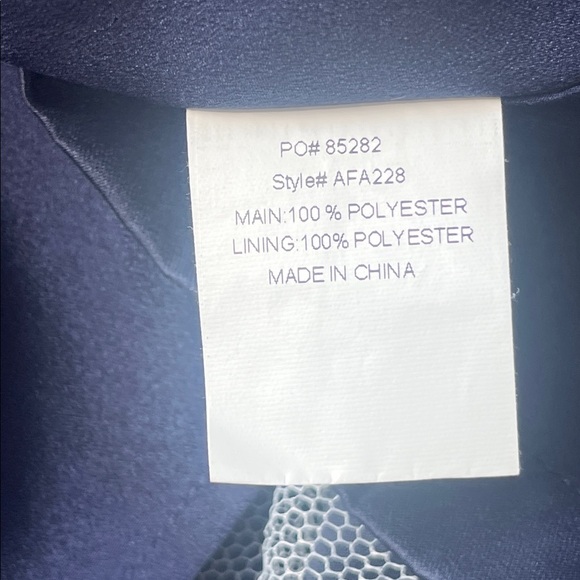 ModCloth LIZA LUXE Navy Halter Neck Midi Cocktail Dress Sz S - Picture 4 of 5